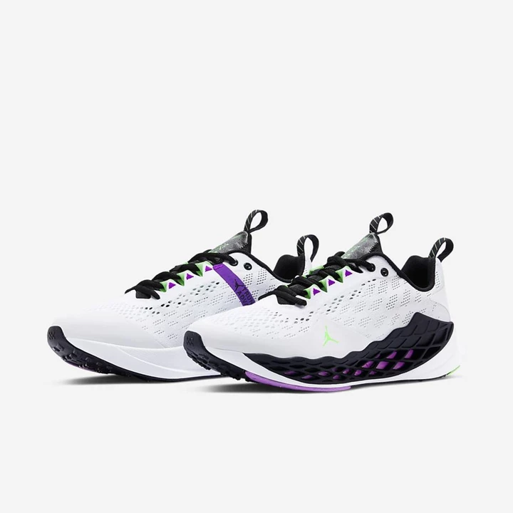 Nike Jordan Zoom Futócipő Férfi Fehér Fekete Lila Zöld | HU4256468