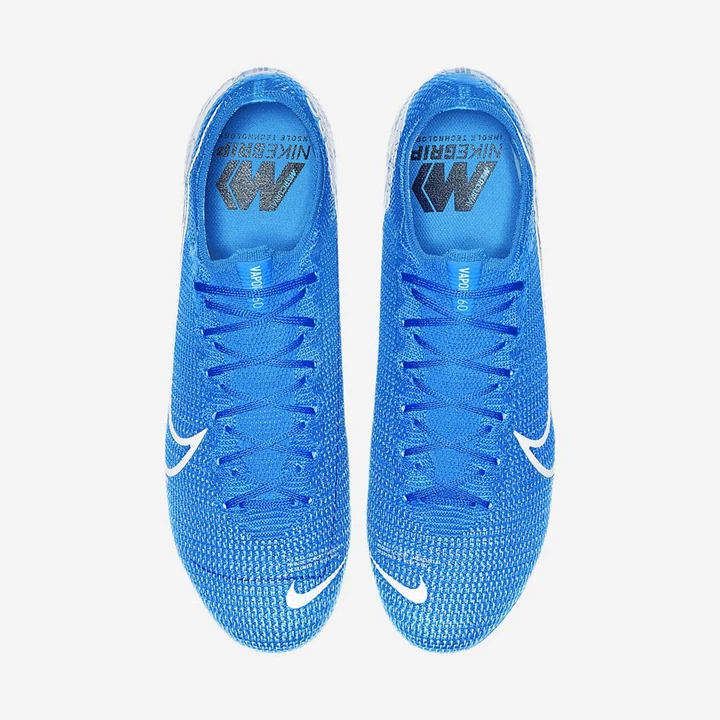 Nike Mercurial Vapor 13 Elite Focicipő Férfi Kék Obszidián Fehér | HU4258164