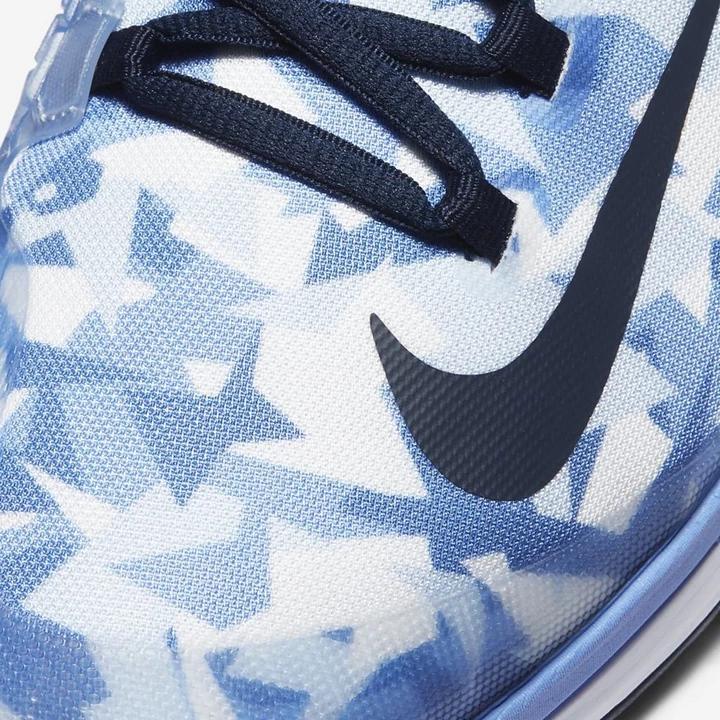 Nike NikeCourt Air Zoom Teniszcipő Férfi Királykék Fehér Sötétkék Obszidián | HU4256481