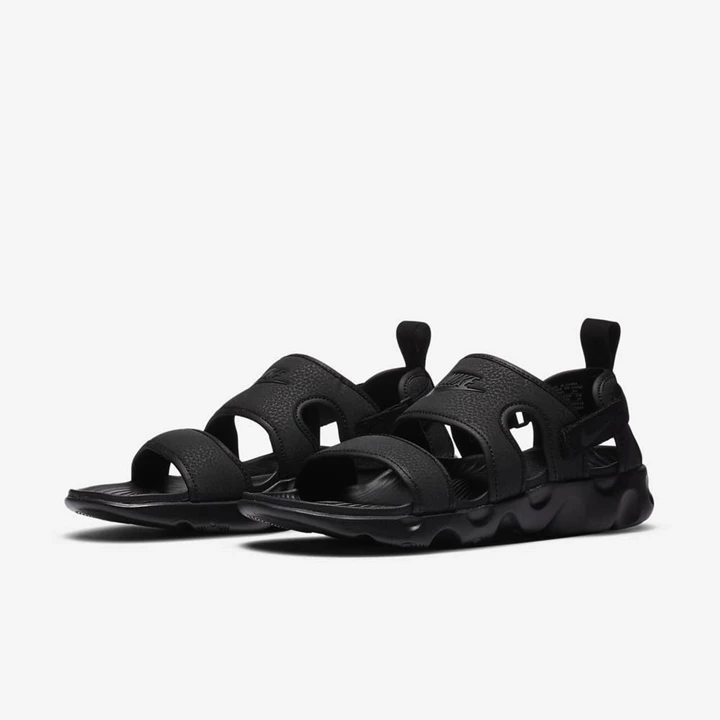Nike Owaysis Szandál Női Fekete Fekete Fekete | HU4257614