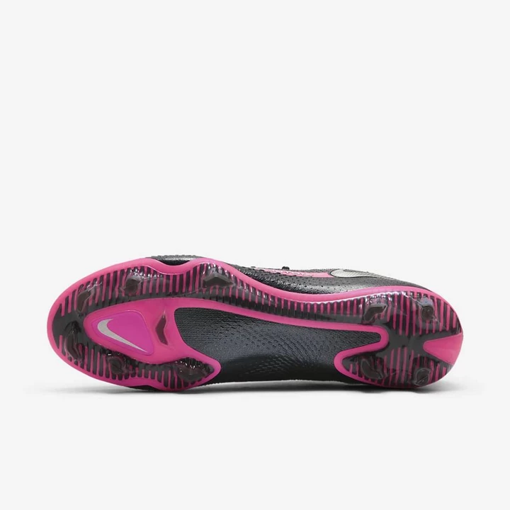Nike Phantom GT Focicipő Férfi Fekete Rózsaszín Metal Titán | HU4256551