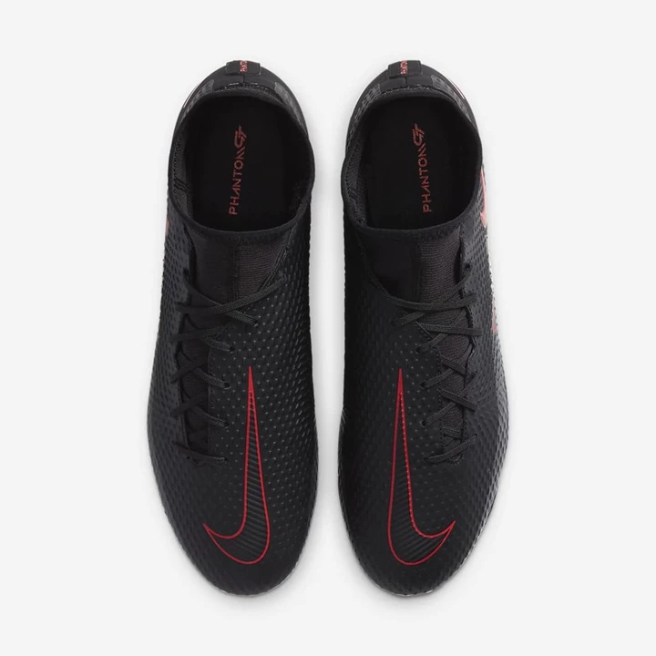 Nike Phantom GT Focicipő Női Fekete Sötétszürke Piros | HU4257446