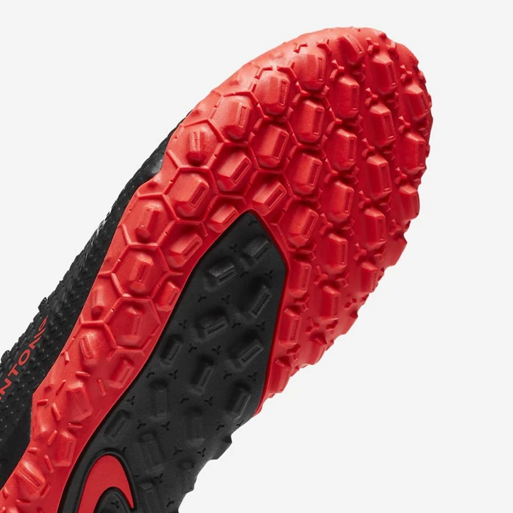 Nike Phantom GT Focicipő Női Fekete Sötétszürke Piros | HU4258237