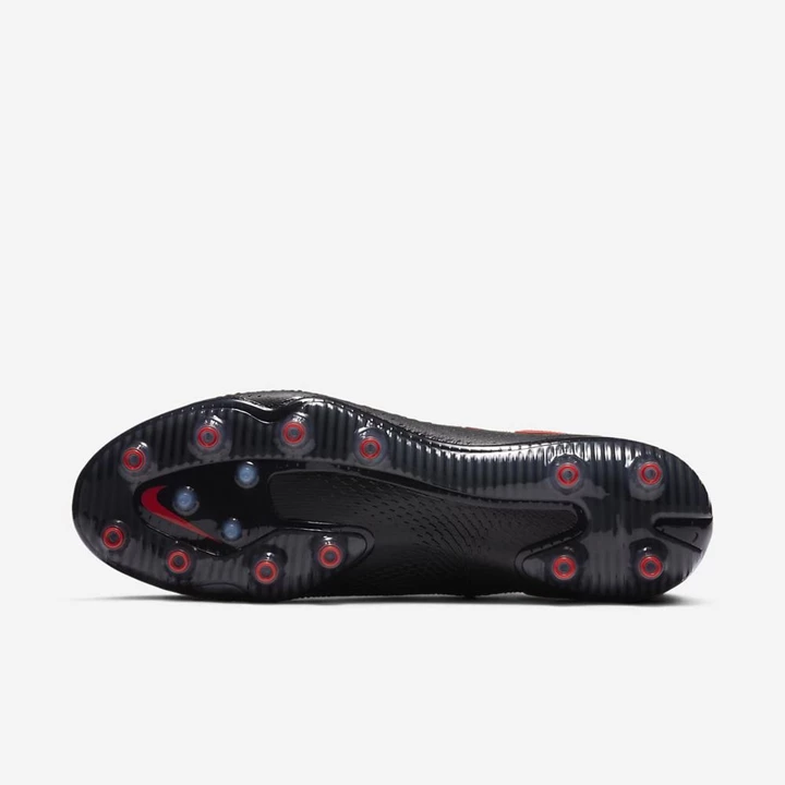 Nike Phantom GT Focicipő Női Fekete Sötétszürke Piros | HU4259167