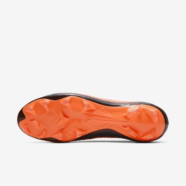 Nike Phantom Vision Focicipő Női Fekete Világos Narancssárga Metal Titán Világos Narancssárga | HU4256767