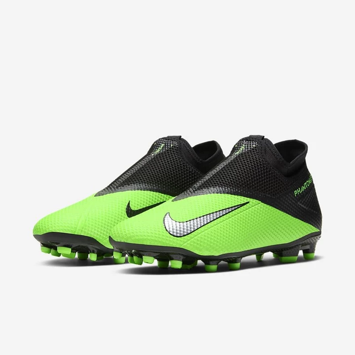 Nike Phantom Vision Focicipő Női Zöld Fekete Metal Platina | HU4258551