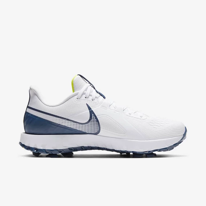 Nike React Infinity Pro Golf Cipő Férfi Fehér Citrom Kék | HU4256833