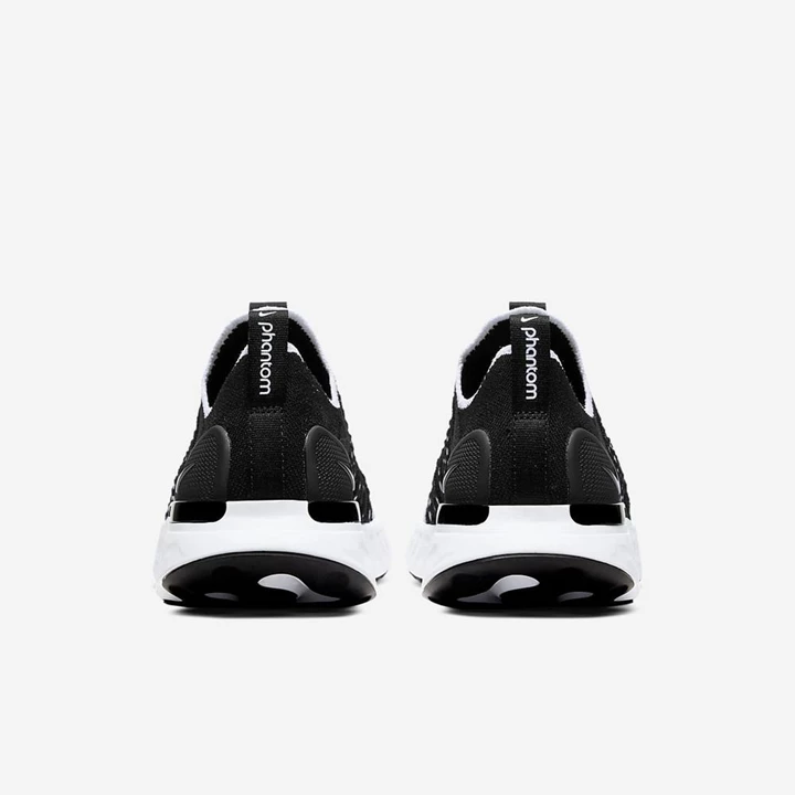 Nike React Phantom Futócipő Női Fekete Fehér | HU4257980