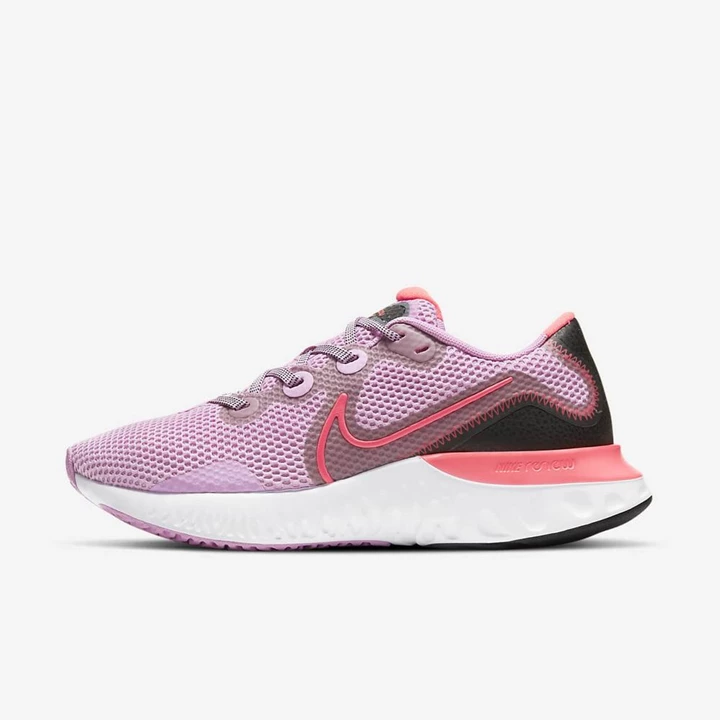Nike Renew Run Futócipő Női Rózsaszín Fekete Piros | HU4258119