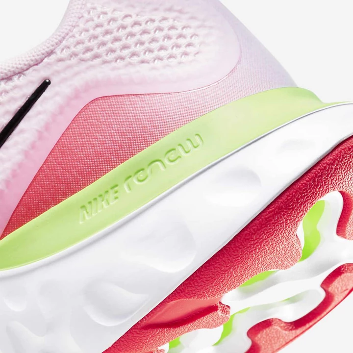 Nike Renew Run Futócipő Női Rózsaszín Kék Piros Fekete | HU4258734