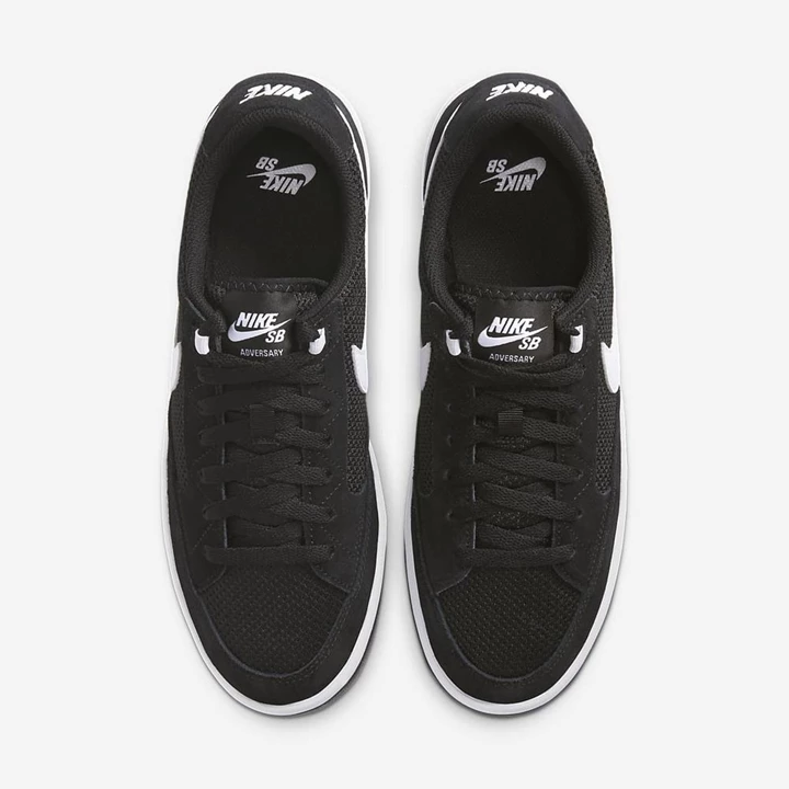 Nike SB Adversary Deszkás Cipő Női Fekete Fekete Fehér | HU4258799