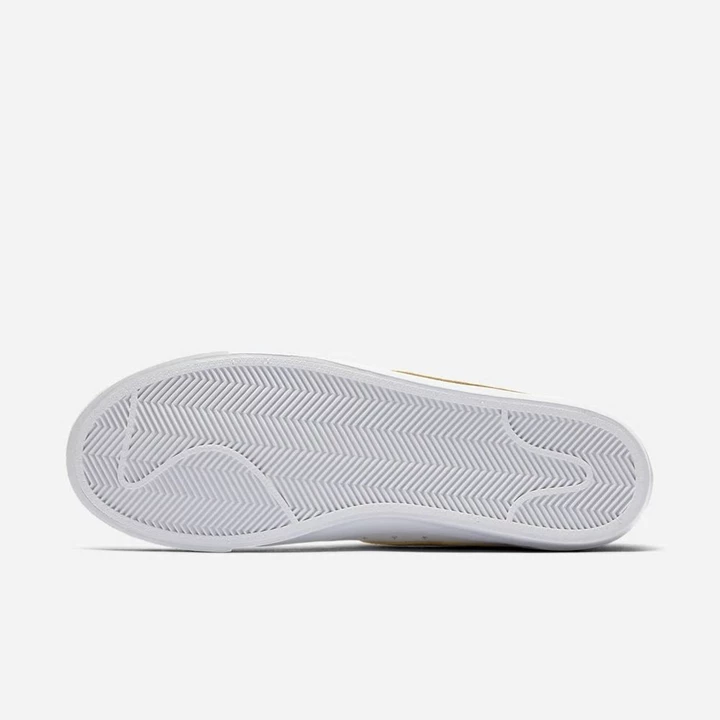 Nike SB Blazer Low GT Deszkás Cipő Női Fehér Fehér Arany | HU4256478