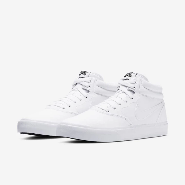 Nike SB Charge Deszkás Cipő Női Fehér Fehér Fehér Fehér | HU4256376