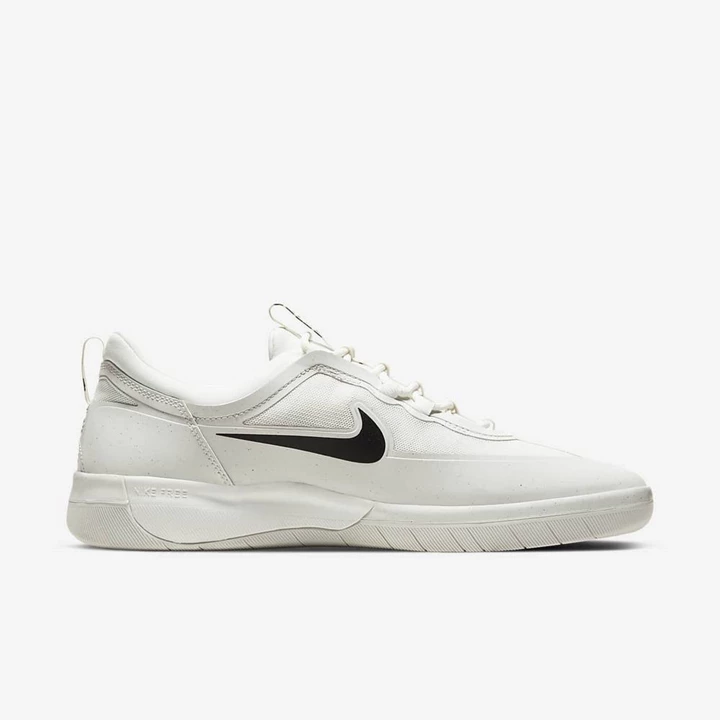 Nike SB Nyjah Free Deszkás Cipő Női Fehér Fehér Fehér Fekete | HU4259268