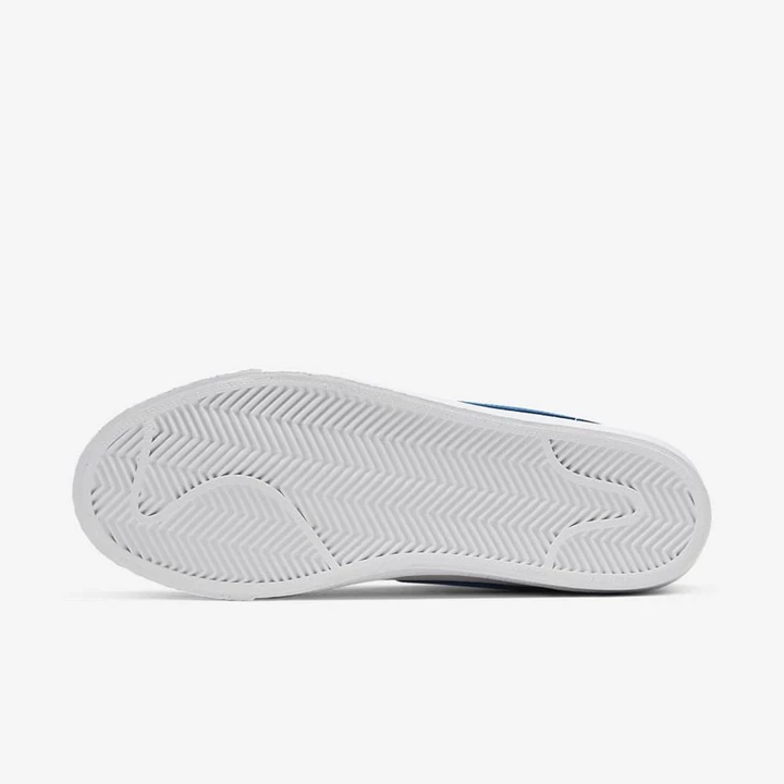 Nike SB Zoom Blazer Mid Deszkás Cipő Női Fehér Fehér Királykék | HU4256816