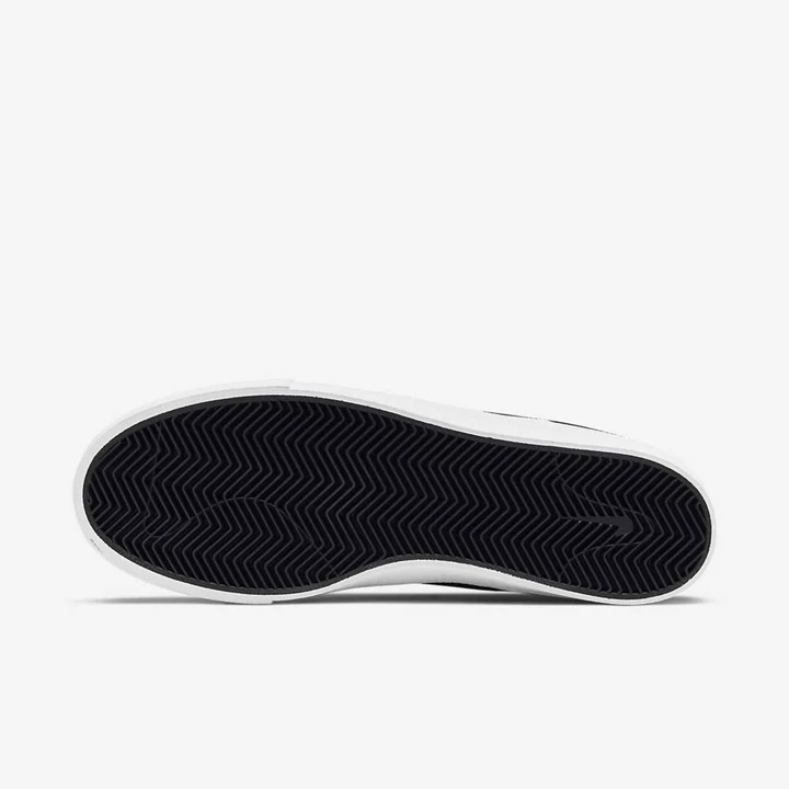 Nike SB Zoom Stefan Janoski Deszkás Cipő Női Fekete Fehér Fekete | HU4257124