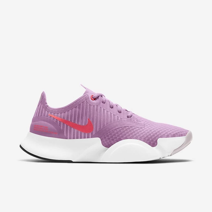 Nike SuperRep Edzőcipő Női Rózsaszín Platina Lila Fehér Piros | HU4257722
