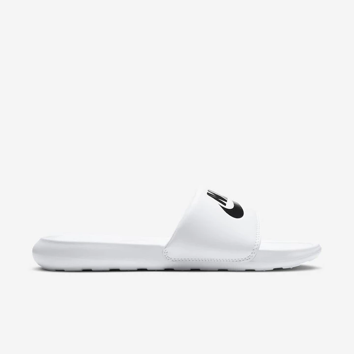 Nike Victori One Papucs Női Fehér Fehér Fekete | HU4257616