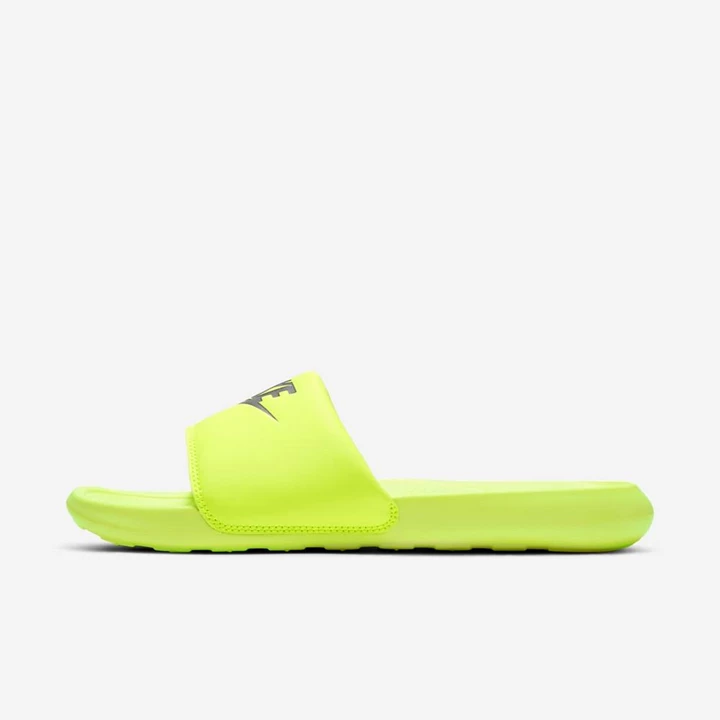 Nike Victori One Papucs Női Volt/Volt/Chrome | HU4257396