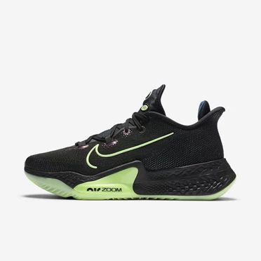 Nike Air Zoom BB NXT Kosárlabda Cipő Férfi Fekete Világos Zöld Kék | HU4259490